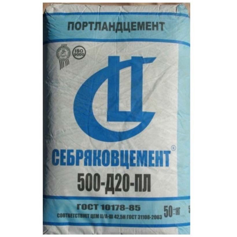Цемент ПЦ-500 Д20